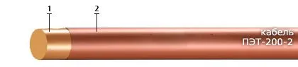 Кабель ПЭТ-200-2 0,112